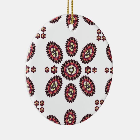 Mandala Flower Pattern Keramisch Ornament (Rechts)