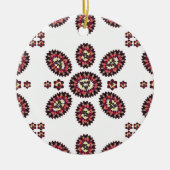 Mandala Flower Pattern Keramisch Ornament (Voorkant)