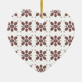 Mandala Flower Pattern Keramisch Ornament (Voorkant)