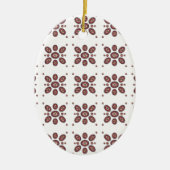 Mandala Flower Pattern Keramisch Ornament (Voorkant)