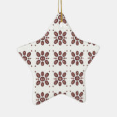 Mandala Flower Pattern Keramisch Ornament (Rechts)