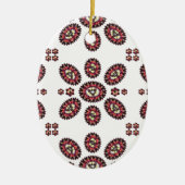 Mandala Flower Pattern Keramisch Ornament (Voorkant)