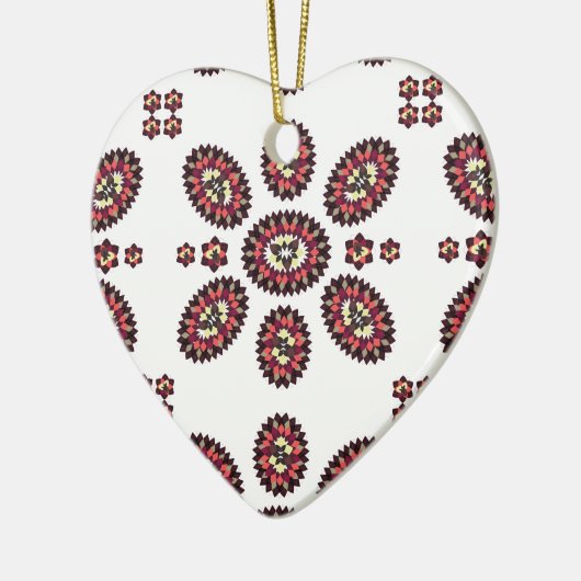 Mandala Flower Pattern Keramisch Ornament (Links)