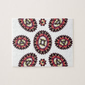Mandala Flower Pattern Legpuzzel (Horizontaal)
