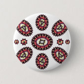 Mandala Flower Pattern Ronde Button 5,7 Cm (Voorkant)