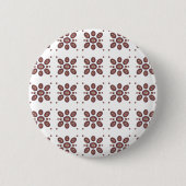 Mandala Flower Pattern Ronde Button 5,7 Cm (Voorkant)