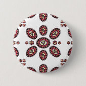 Mandala Flower Pattern Ronde Button 5,7 Cm (Voorkant)