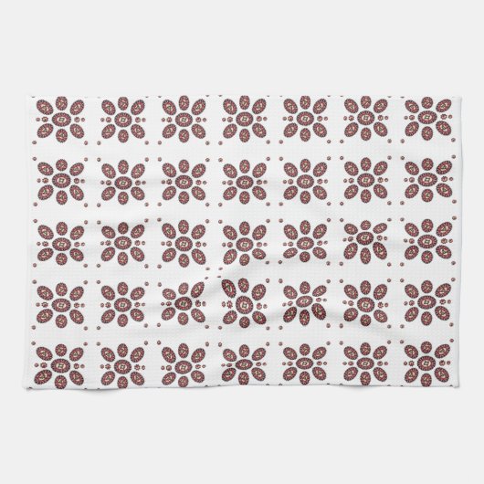 Mandala Flower Pattern Theedoek (Horizontaal)