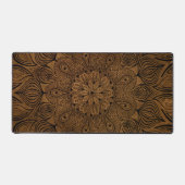 Mandala Flower Zen subtil Muet Neutre Tan Brown (Recto)