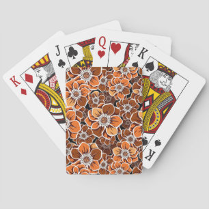 Mandala Flowers 2 Pokerkaarten