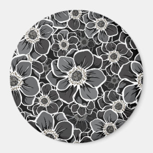 Mandala Flowers 5 Magneet