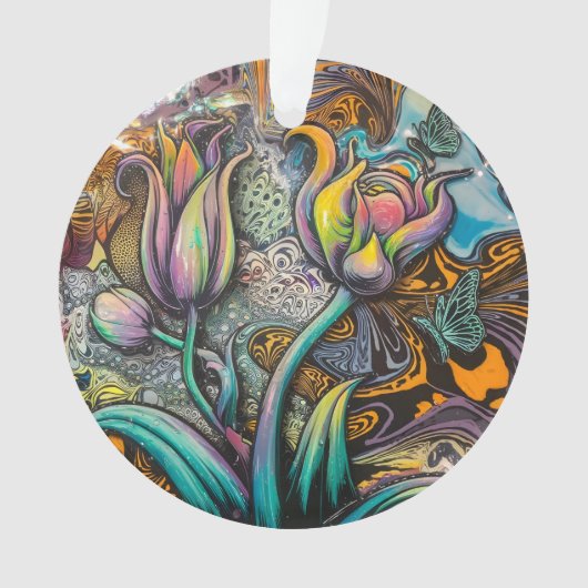 Mandala Flowers Ornament (voorkant)