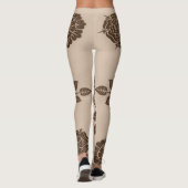 Mandala Flowers Ornament Leggings (Achterkant)