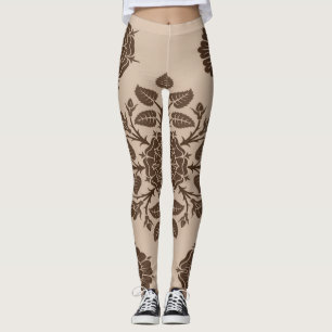 Mandala Flowers Ornament Leggings