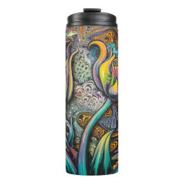 Mandala Flowers Thermosbeker