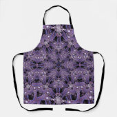 Mandala Fractal Art Psychedelic Rosette Boho Chic Schort (Voorkant)