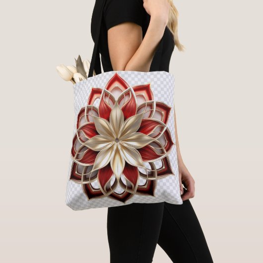 Mandala Fractal Design Bag Draagtas (Dichtbij)