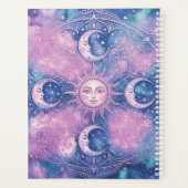 Mandala Galaxie Nébuleuse Soleil & Lune Céleste (Dos)
