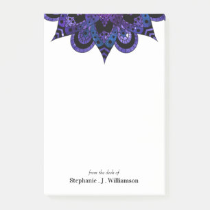 Mandala Galaxy Name Post-It Notes