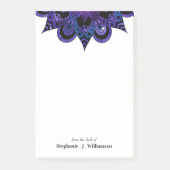 Mandala Galaxy Nom Post-It Notes (Devant)