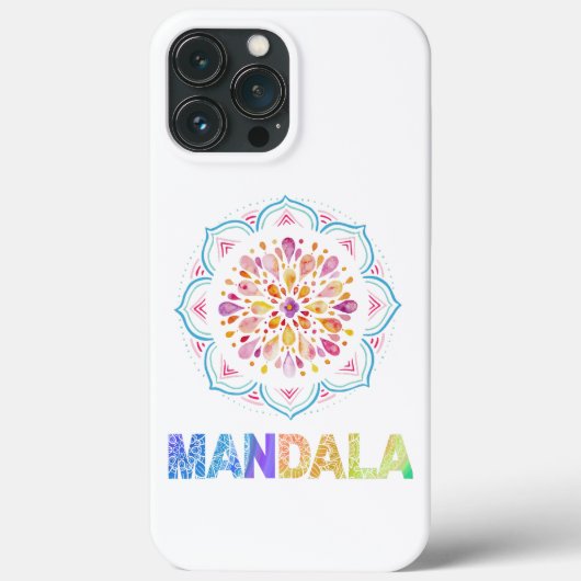 MANDALA GEKLEURDE LOTUS BLOEM Case-Mate iPhone CASE (Achterkant)