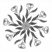 Mandala Geometric Flower Sticker (Voorkant)