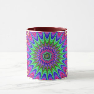 Mandala Geometric Psychedelic Retro Hippie Mok