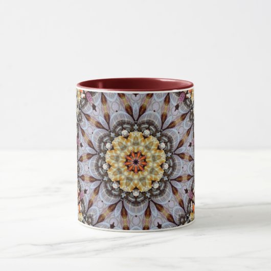 Mandala Geometric Rosette Retro Hippie Mok (Midden)