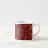Mandala Géométrique Rosette Rétro Hippie Mug (Droite)