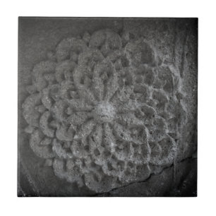 Mandala gesneden stenen foto Tegel Tegeltje