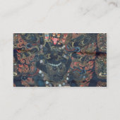 Mandala (geverfd perkament) visitekaartje (Achterkant)