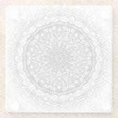Mandala Glazen Onderzetter (Achterkant)