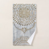 Mandala Gold Design Bad Handdoek (Handdoek)