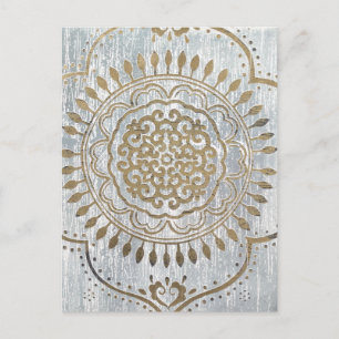 Mandala Gold Design Briefkaart