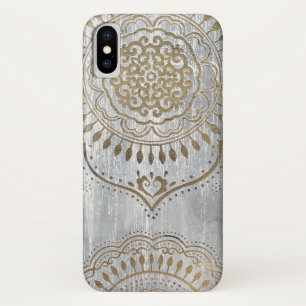 Mandala Gold Design iPhone X Hoesje