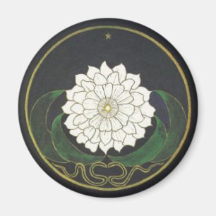 Mandala Golden Flower Magneet