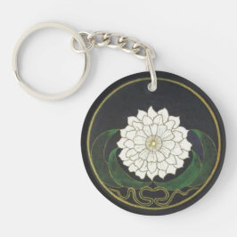 Mandala Golden Flower Sleutelhanger