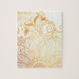 Mandala - Golden penseel Legpuzzel