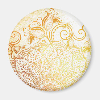 Mandala - Gouden borstel Magneet