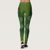 Mandala Green Blue - Leggings (Dos)