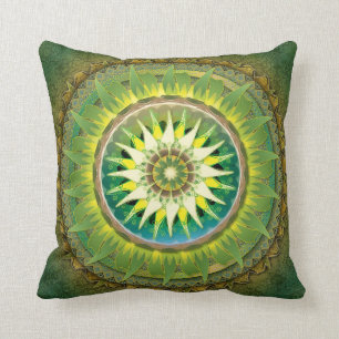 Mandala Green Pillow Kussen