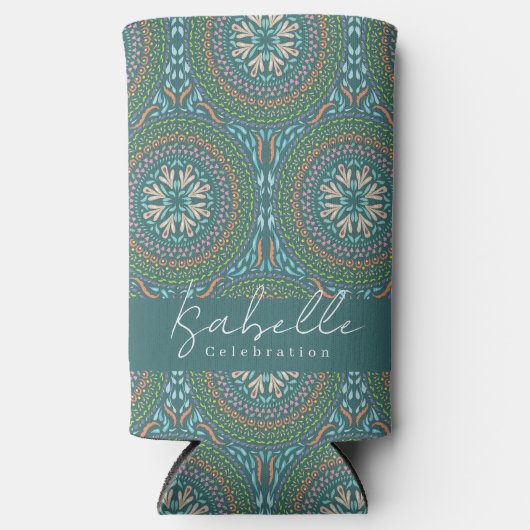Mandala Green Seltzer Koelbox (Voorkant)