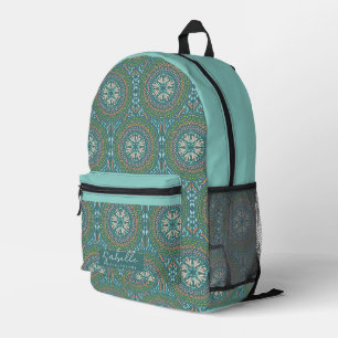 Mandala Groen Bedrukte Rugzak