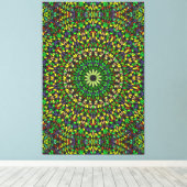 Mandala Harmony – Premium Wrapped Canvas Elegance Afdruk (Insitu (Houten vloer))