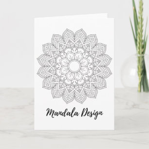 Mandala Heilige Geometrie Kunst Yoga Mantra Bloem Kaart
