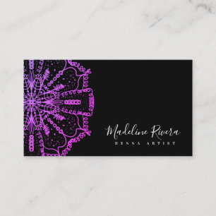 Mandala Henna Kunstenaar Yoga Macrame Visitekaartj Visitekaartje