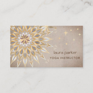 Mandala Holistic Lotus Floral Zen Meditatie Yoga Visitekaartje