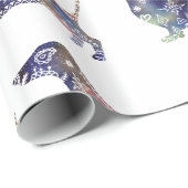 Mandala Hond, Dachshund Glossy Wrapping Papier (Rol Hoek)