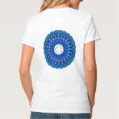 Mandala in Blue T-Shirt of Sweatshirt (Achterkant)