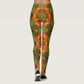 MANDALA in goud Leggings (Achterkant)